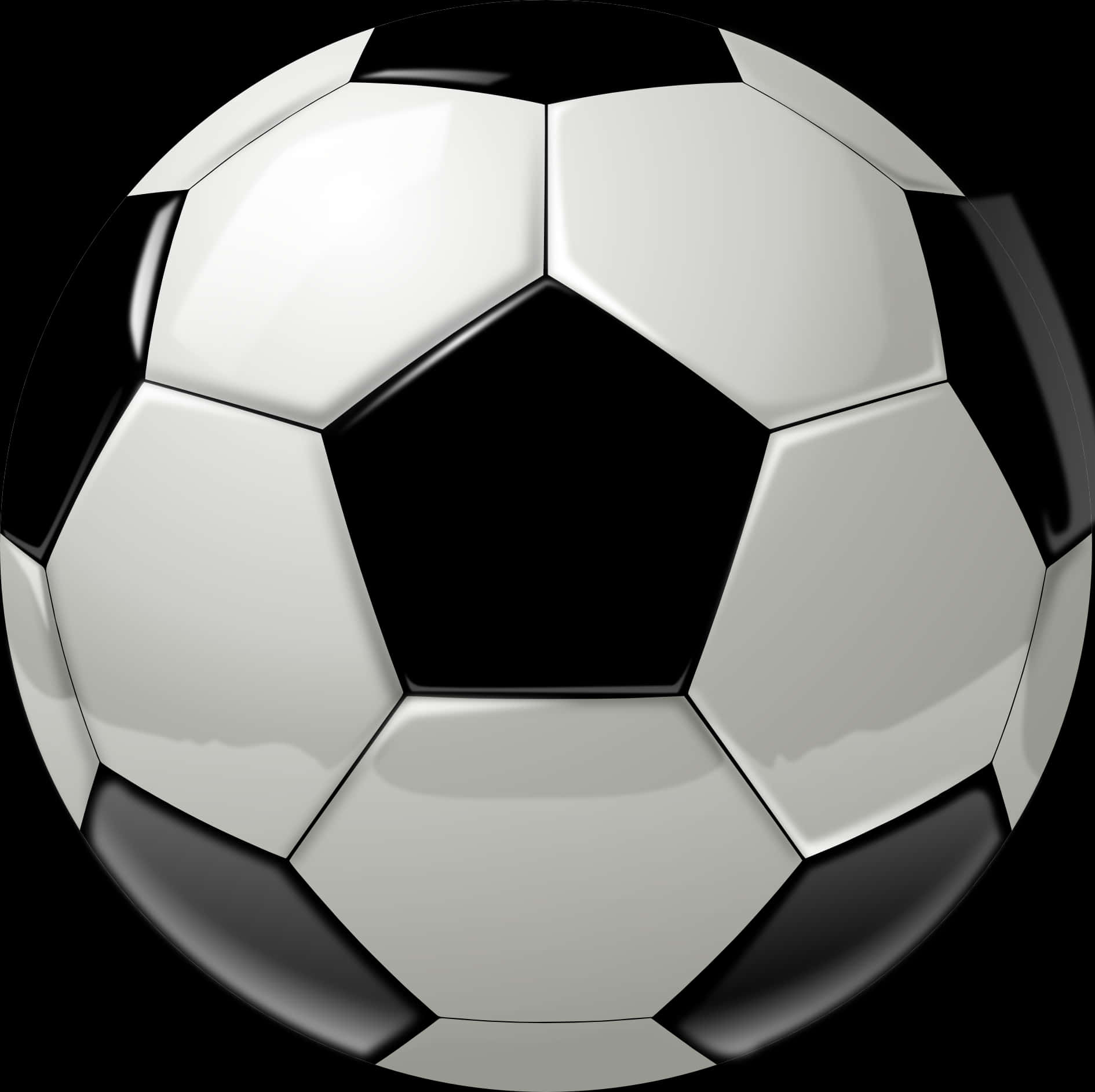 Classic Soccer Ball Blackand White