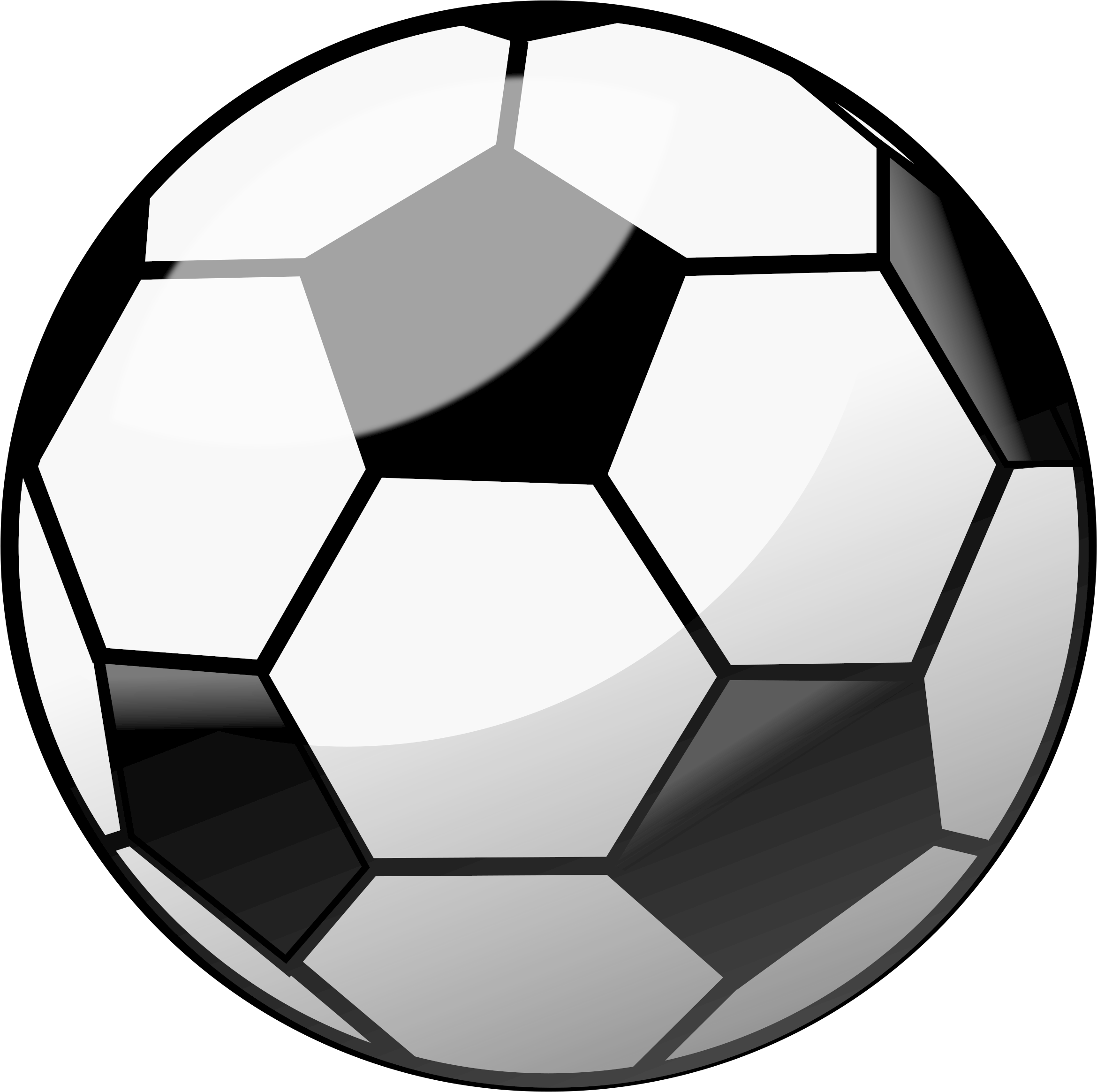 Classic Soccer Ball Clipart