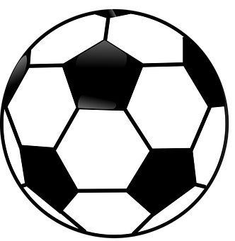 Classic Soccer Ball Icon PNG with transparent background