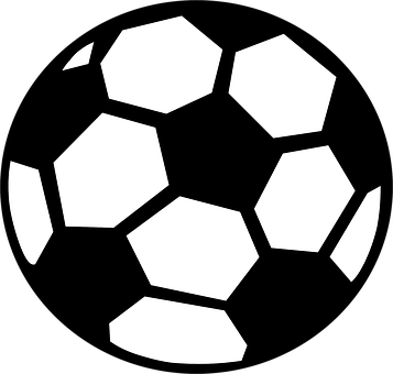 Classic Soccer Ball Icon PNG with transparent background
