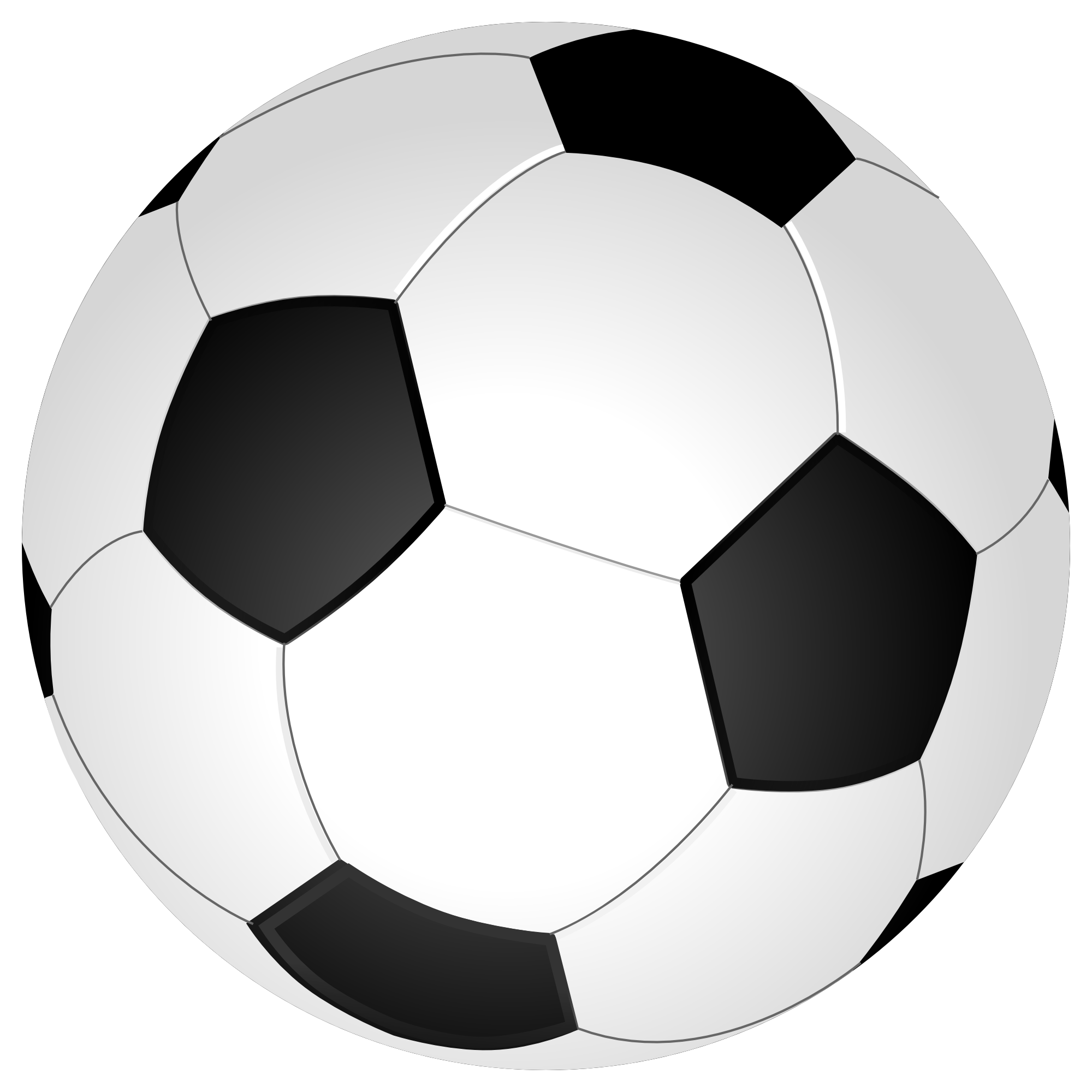 Classic Soccer Ball Illustration