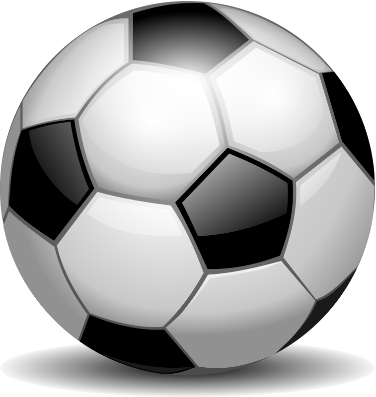 Classic Soccer Ball Illustration PNG with transparent background