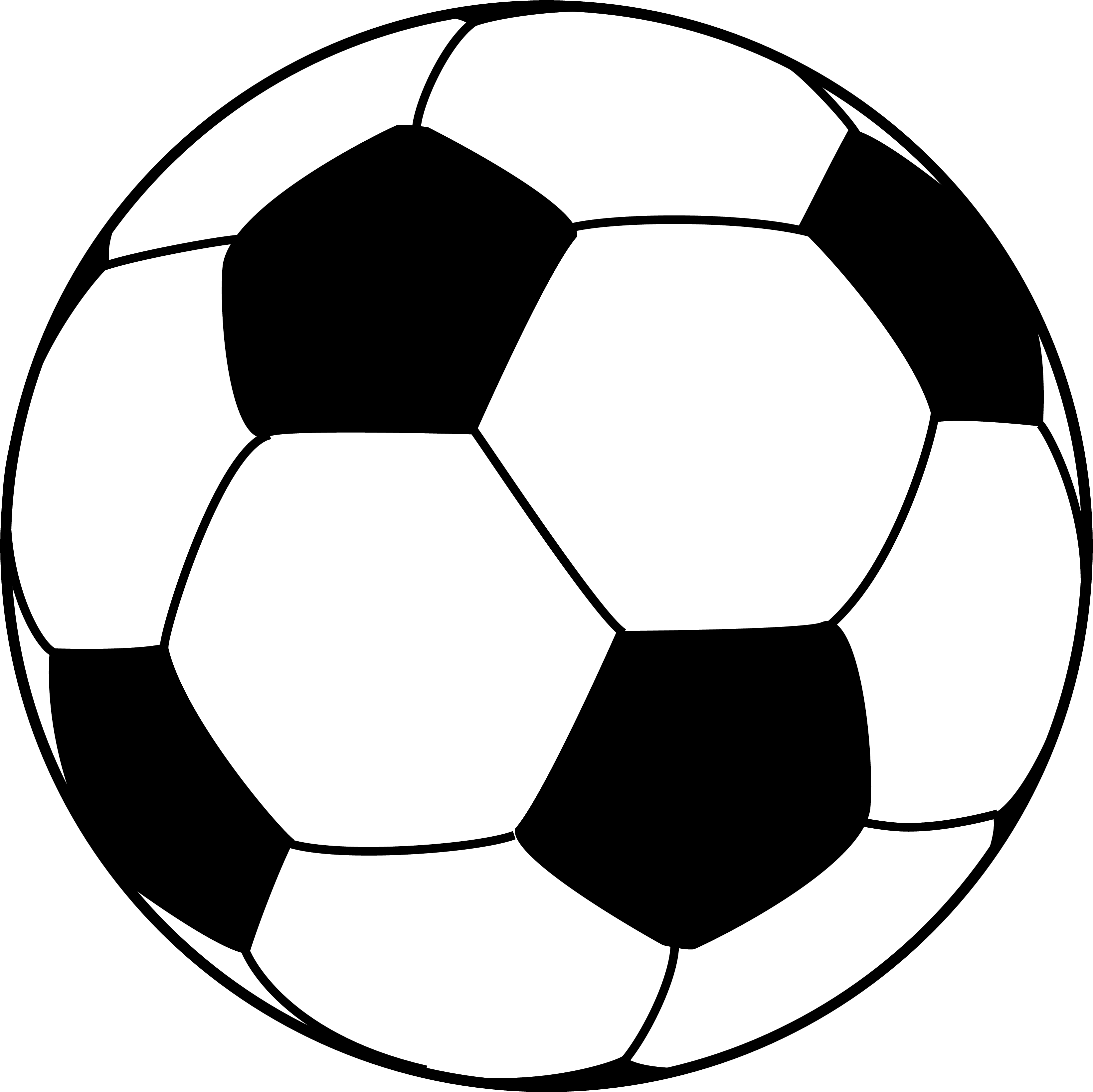 Classic Soccer Ball Illustration