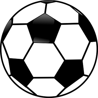 Classic Soccer Ball Vector Illustration PNG with transparent background
