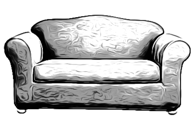 Classic Sofa Embossed Effect