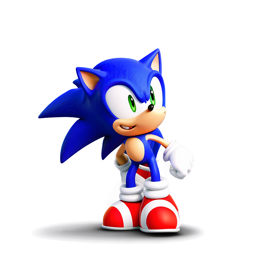 Classic Sonic Pose PNG clr56 PNG with transparent background