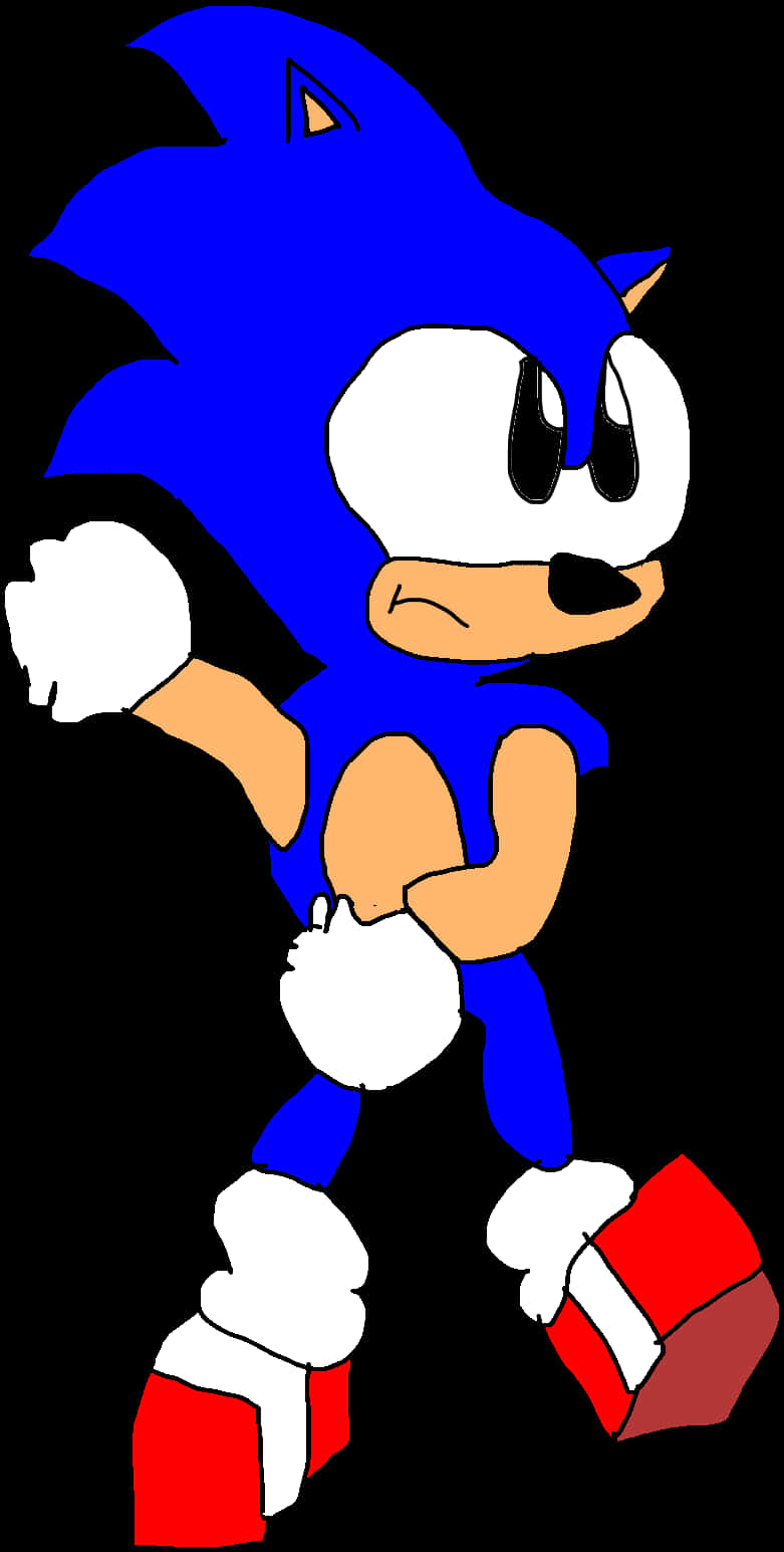 Classic Sonic Running Pose