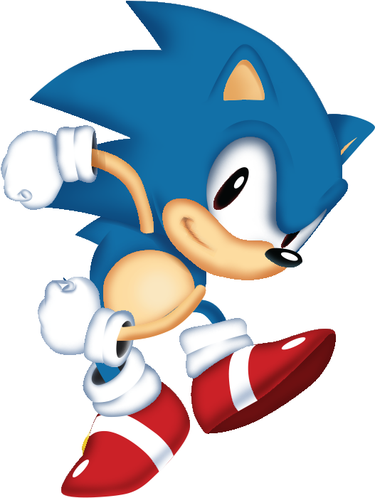 Classic Sonic Running Pose