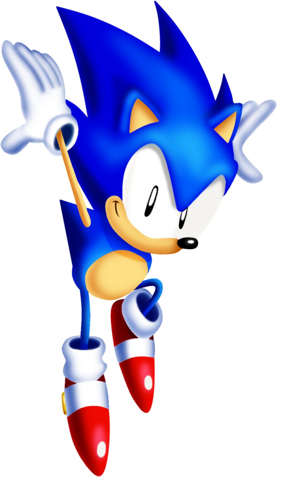 Classic Sonic Running Pose