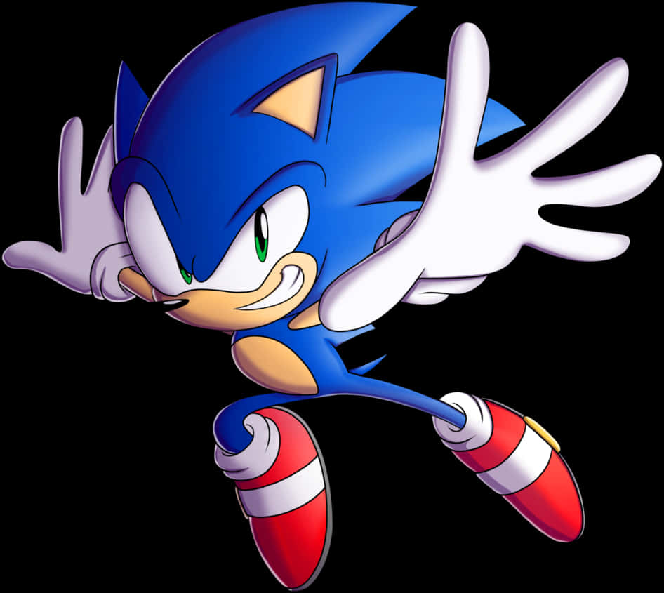 Classic Sonic The Hedgehog Pose