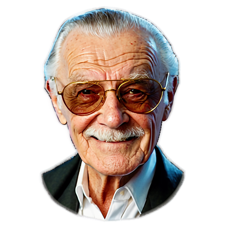 Classic Stan Lee Artist Png 06242024