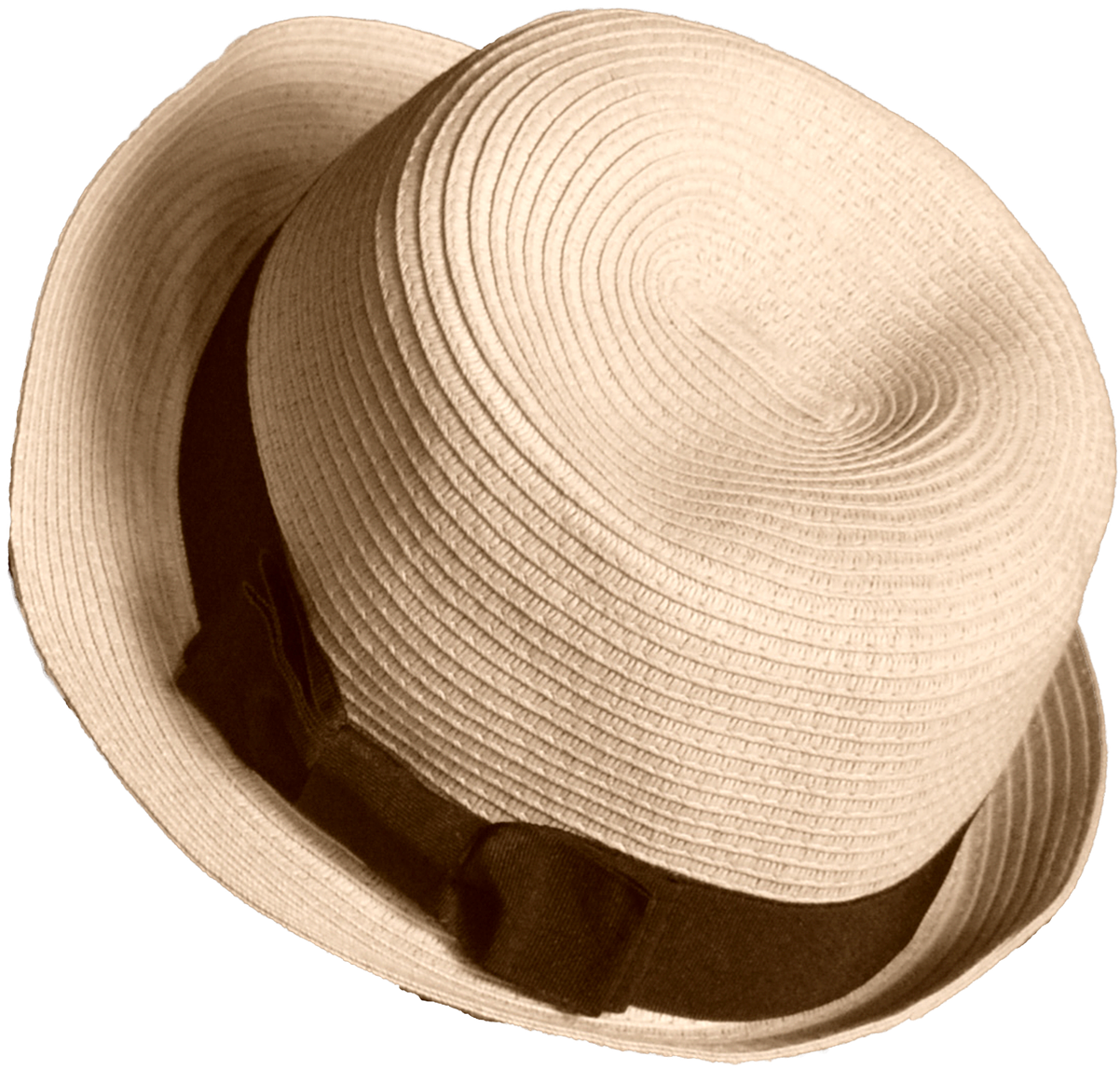 Classic Straw Hatwith Ribbon