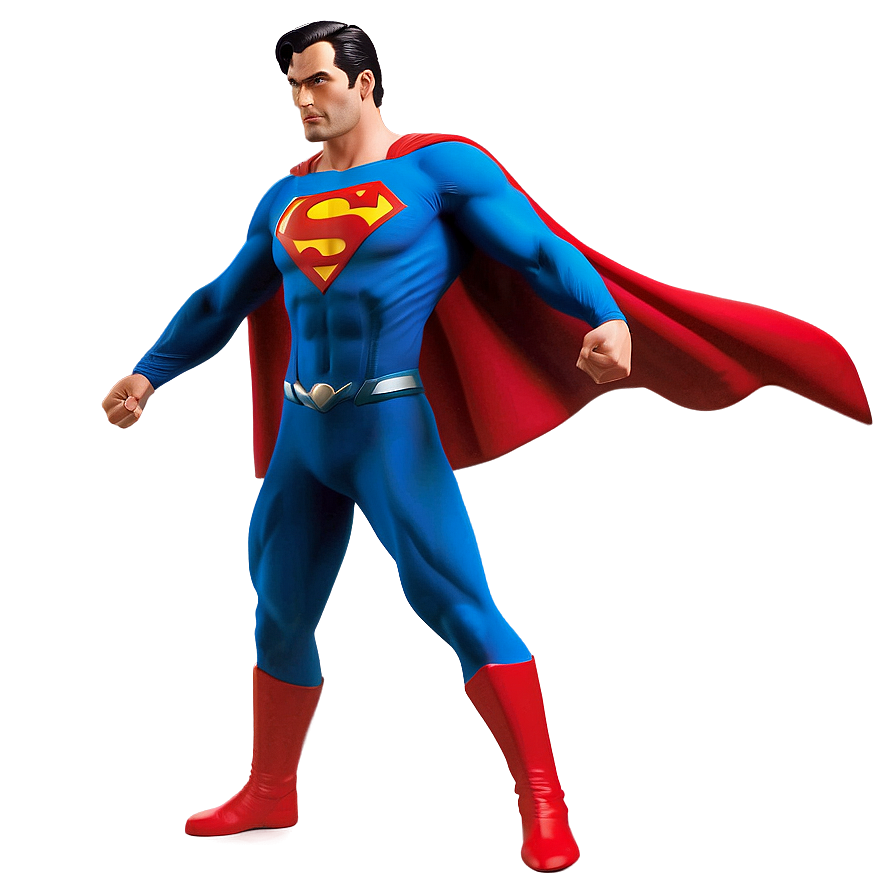 Classic Superman Pose PNG muw PNG with transparent background