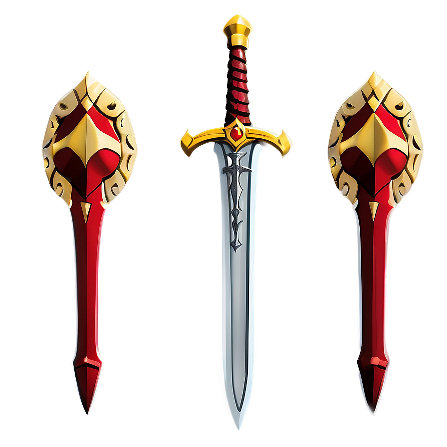 Classic Sword And Shield Drawing Png Lcn2