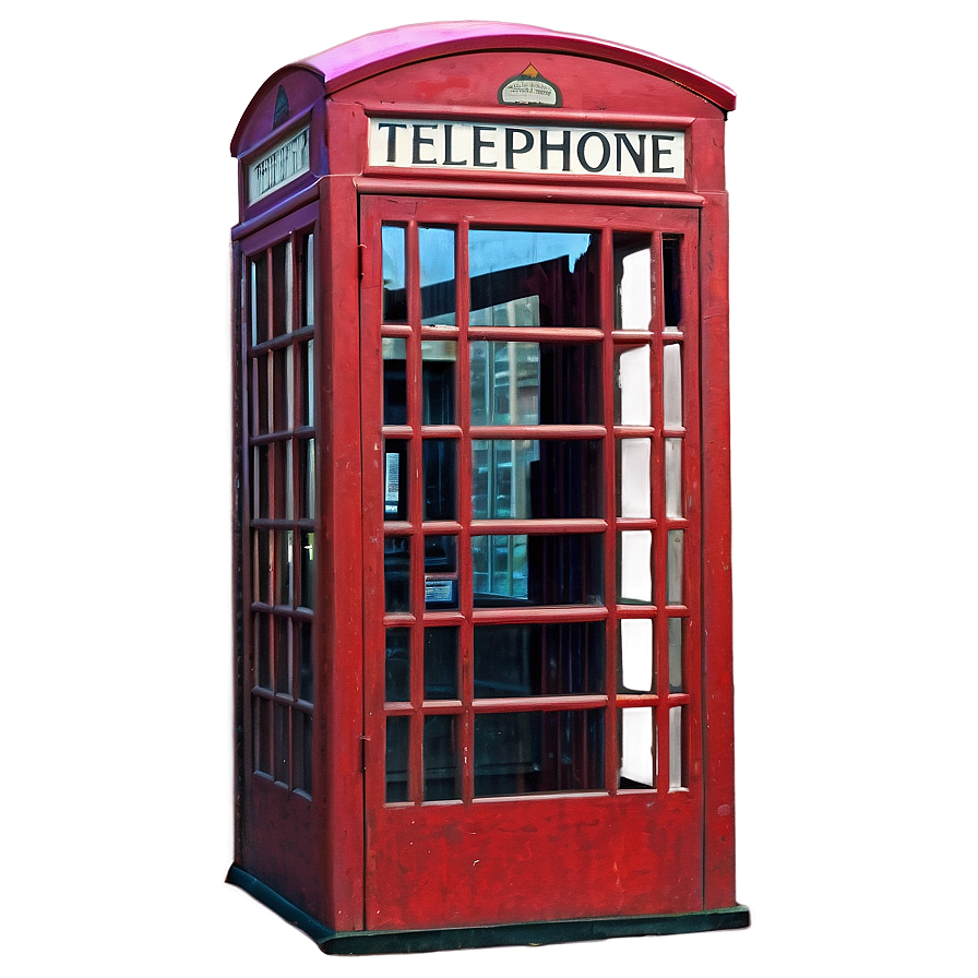 Classic Telephone Booth Png 06252024