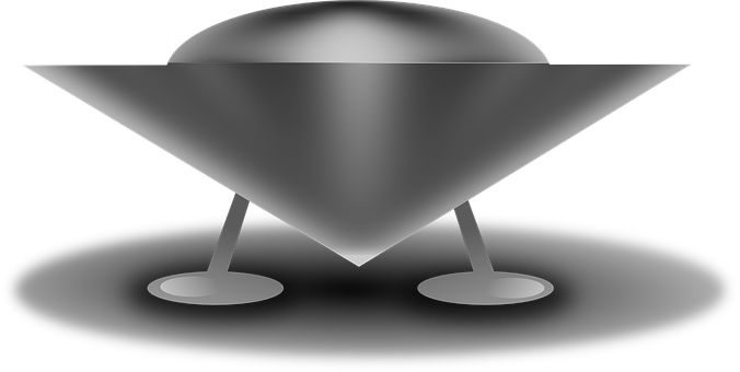 Classic U F O Graphic PNG with transparent background
