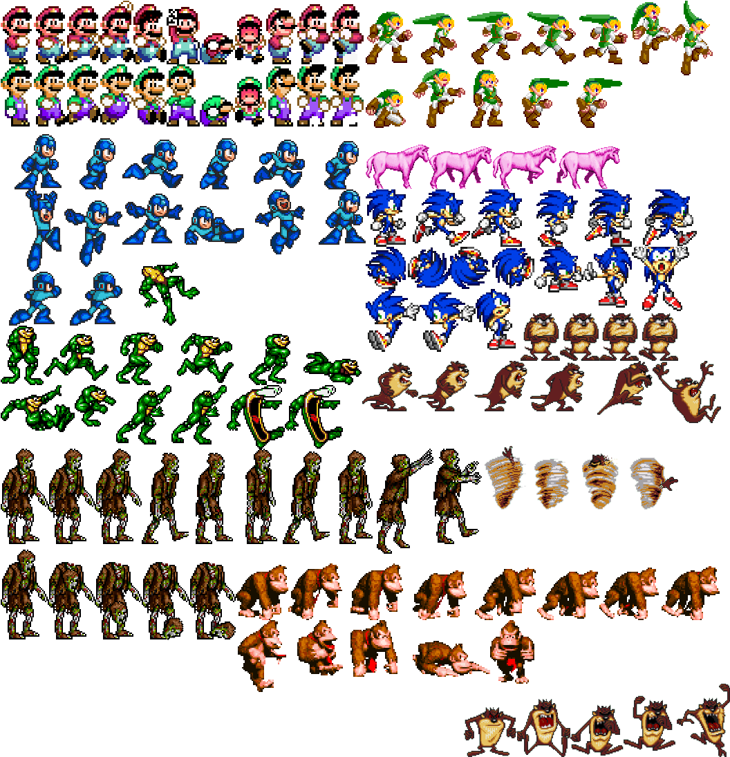 Classic_ Video_ Game_ Sprites_ Collection