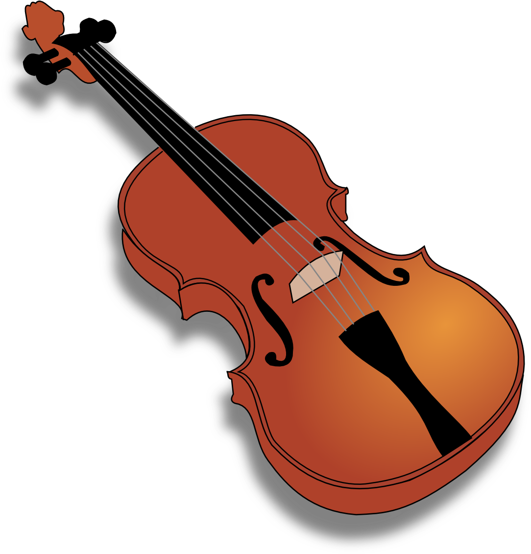 Classic Violin Illustration