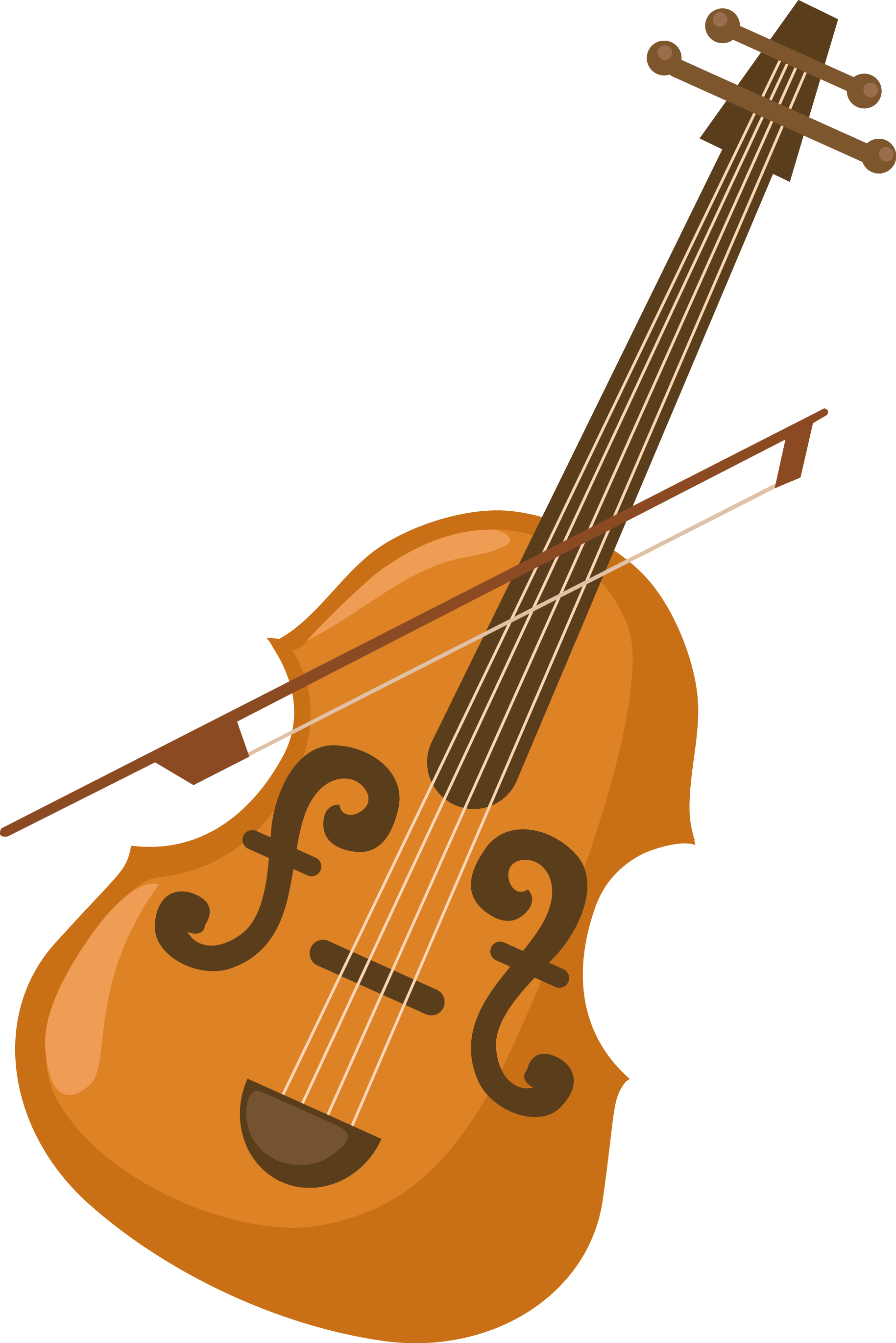 Classic Violin Illustration