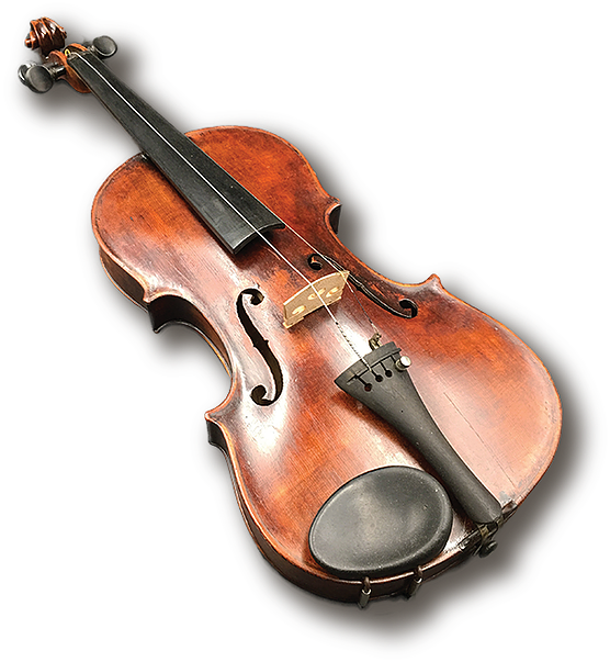 Classic Violin Isolatedon Transparent Background