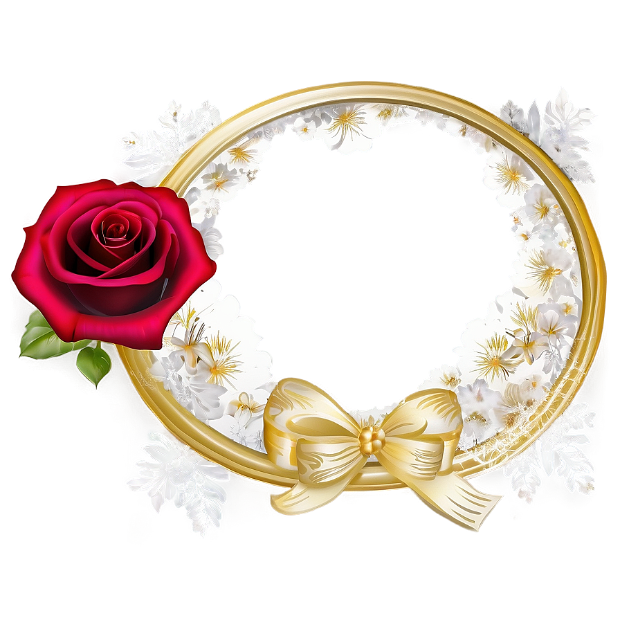 Classic Wedding Frame Png 81