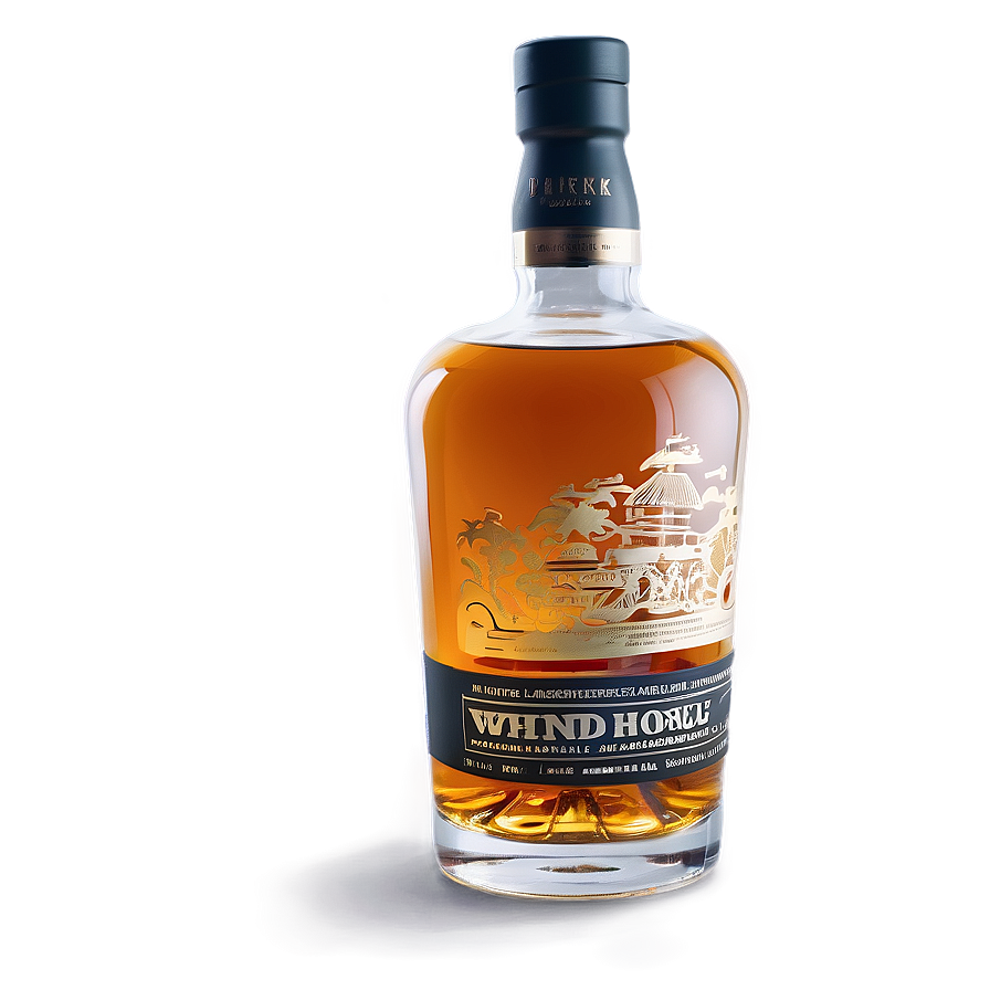Classic Whiskey Bottle PNG lco12 PNG image with a transparent background, free high-resolution download
