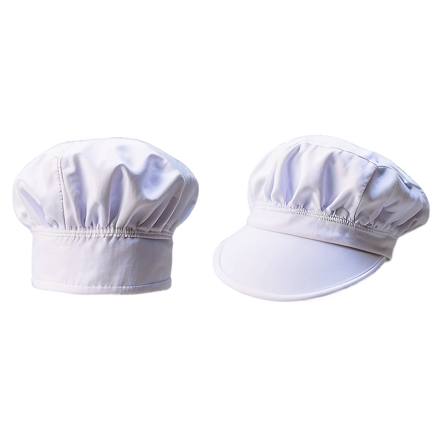 Classic White Chef Hat PNG 8 PNG image with a transparent background, free high-resolution download