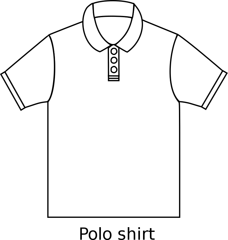 Classic White Polo Shirt Vector