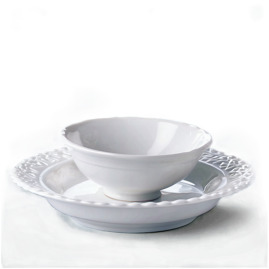 Classic White Porcelain Dishes PNG 06202024 PNG with transparent background