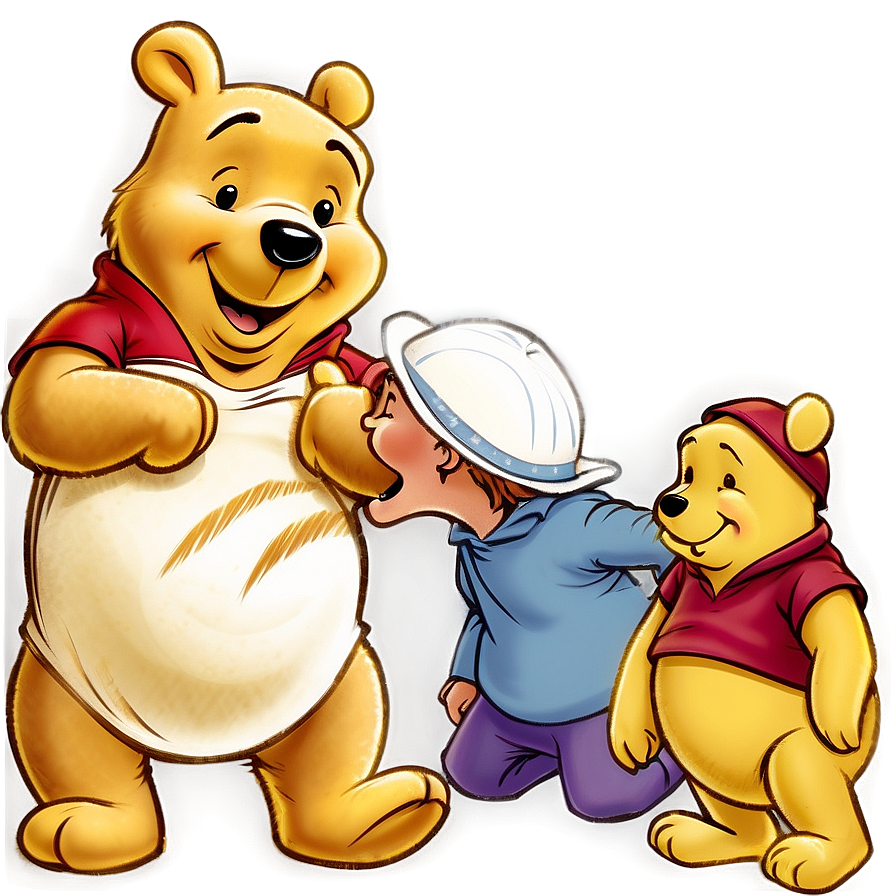 Classic Winnie the Pooh PNG 06202024 PNG image with a transparent background, free high-resolution download