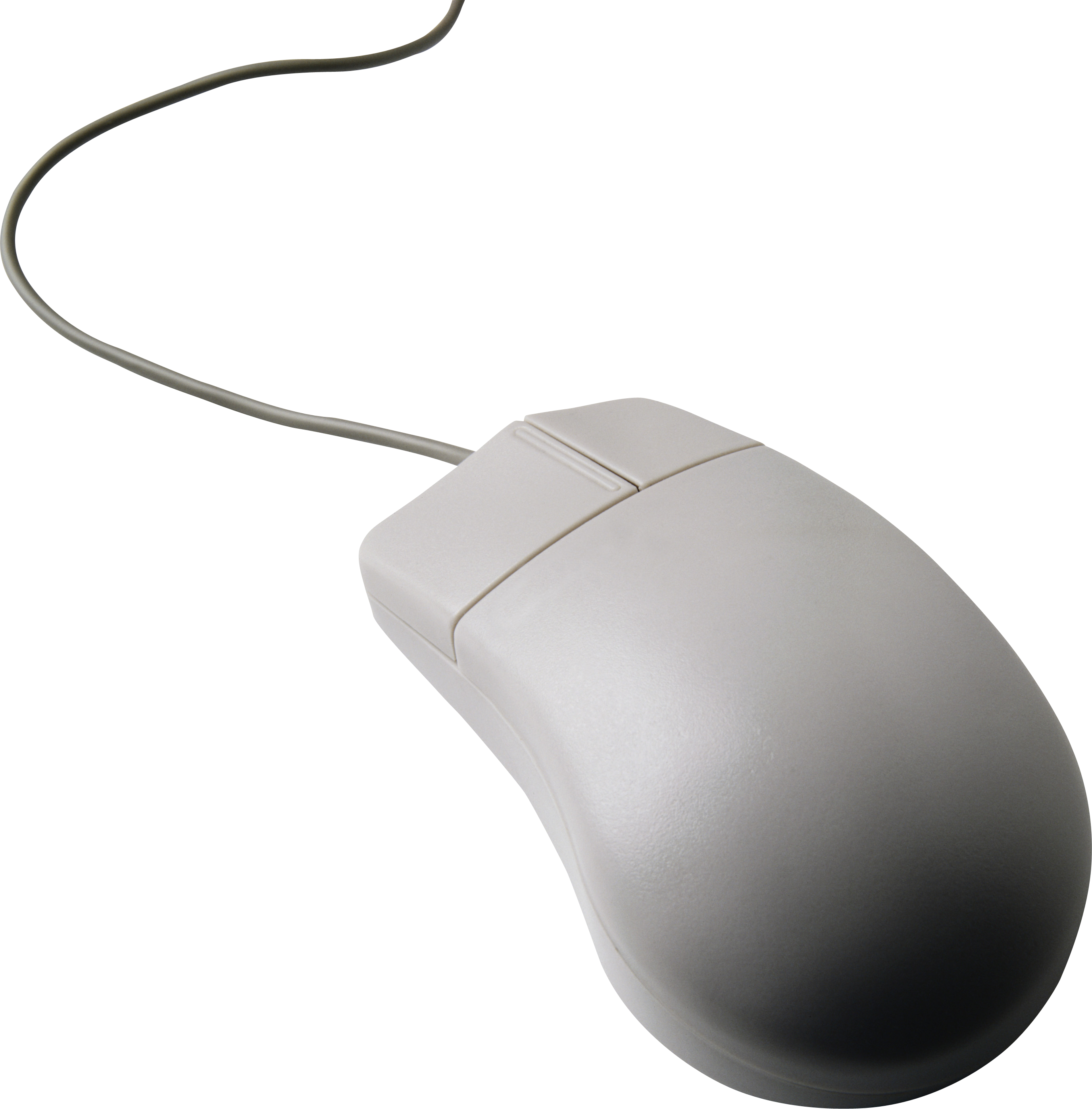 Classic Wired Computer Mouse PNG with transparent background