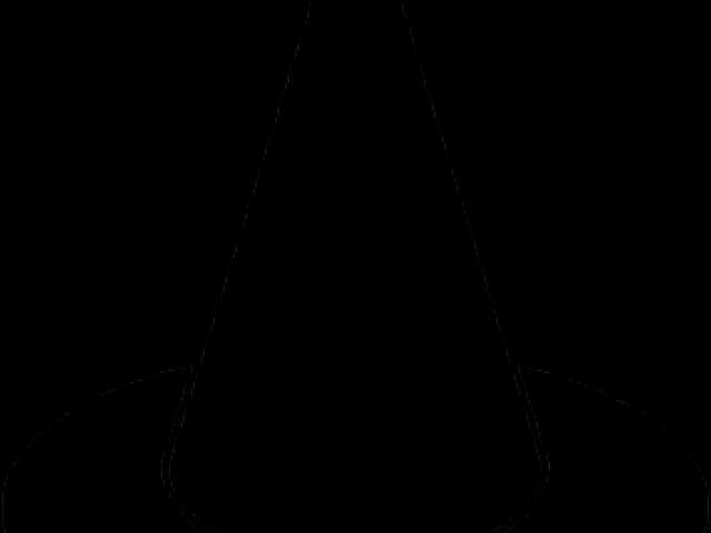 Classic Witch Hat Silhouette PNG image with a transparent background, free high-resolution download