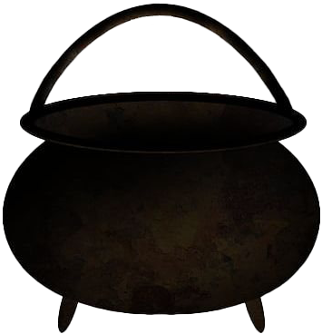 Classic Witchs Cauldron Silhouette