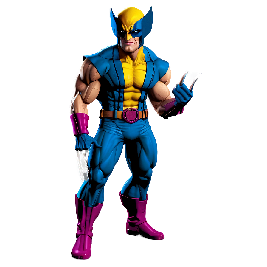 Classic Wolverine Pose PNG 2 PNG with transparent background