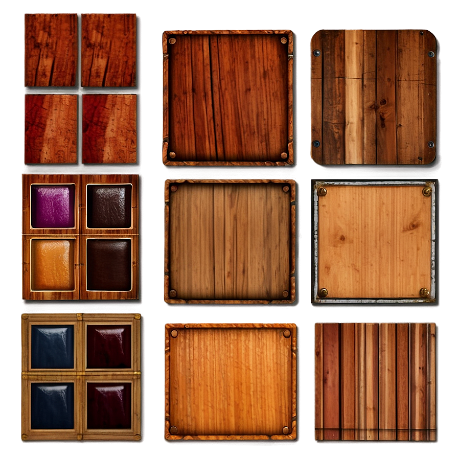 Classic Wooden Palette PNG 92 PNG image with a transparent background, free high-resolution download