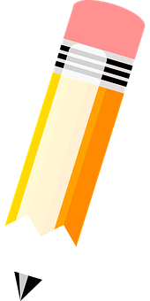 Classic Yellow Pencil Graphic