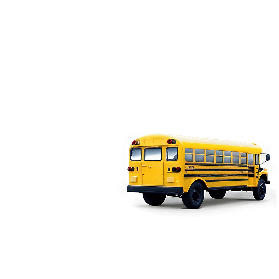 Classic Yellow School Bus Png 29