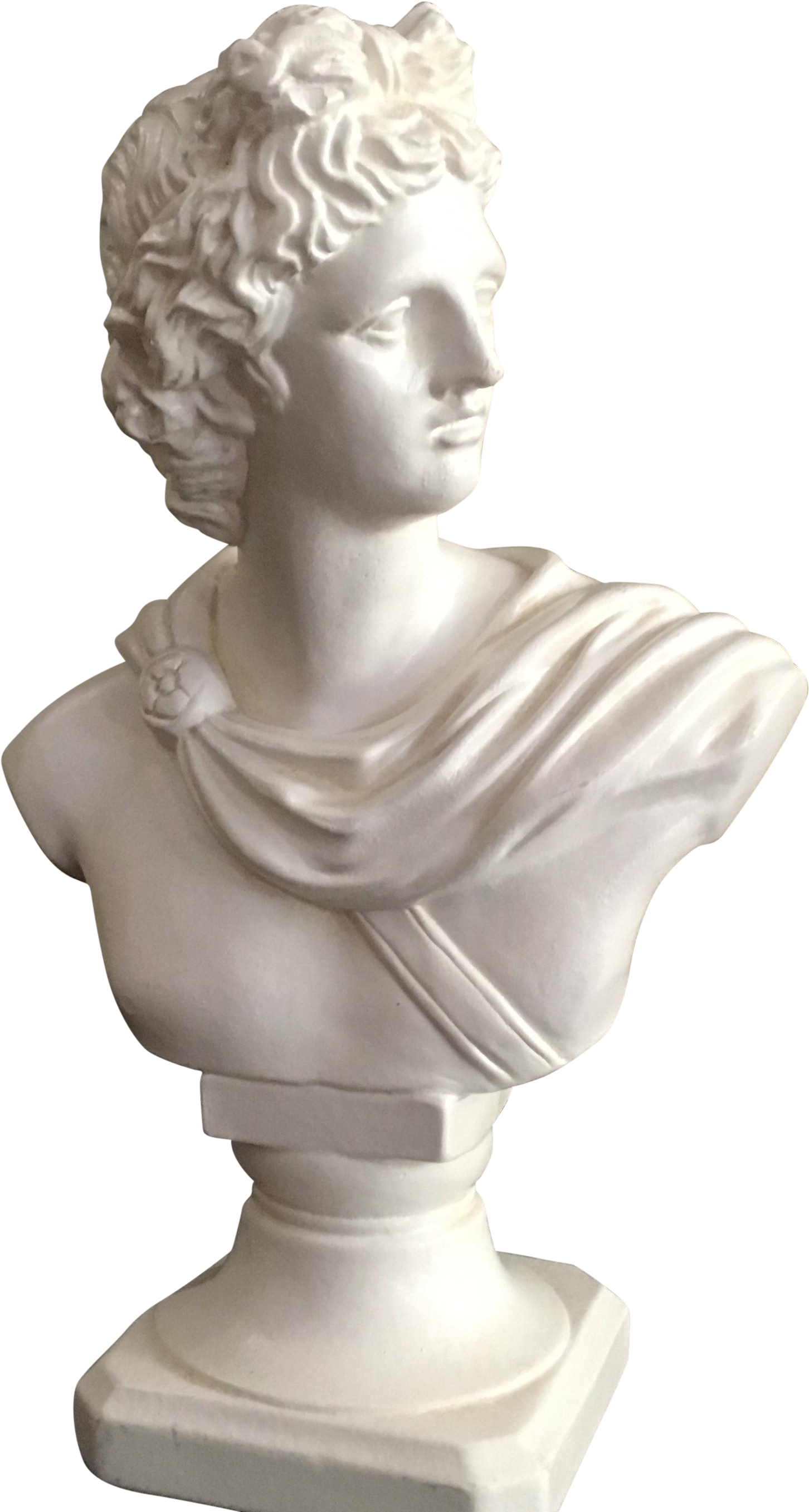 Classical Apollo Bust Sculpture