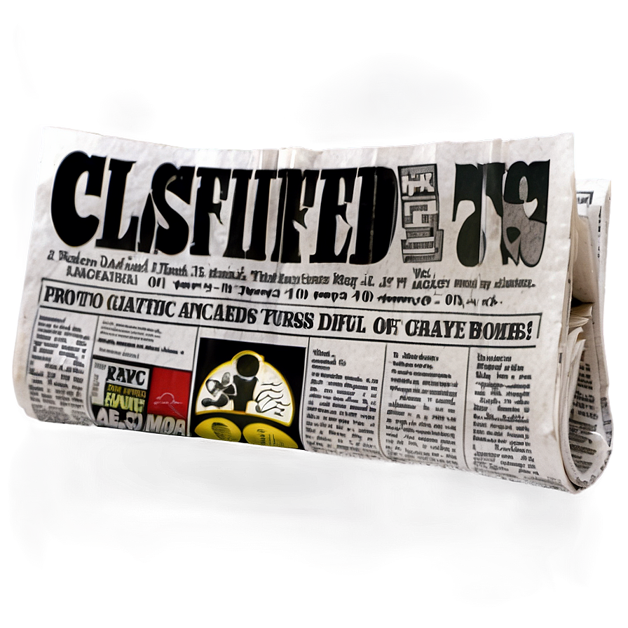 Classifieds Section Newspaper Png Smd97