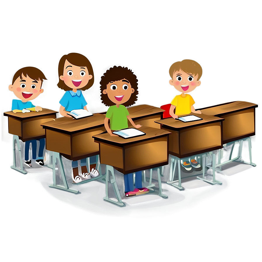 Classroom Cartoon Png Pip24