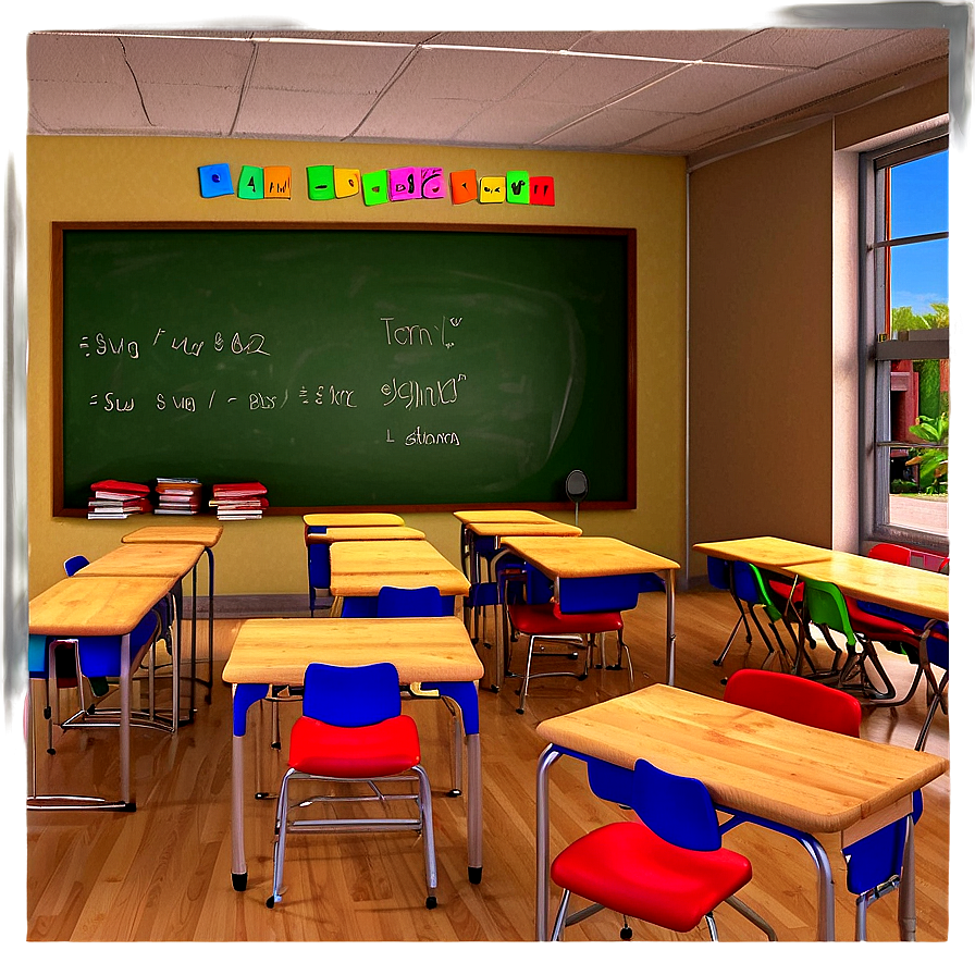 Classroom First Day Scene PNG fyn PNG image with a transparent background, free high-resolution download
