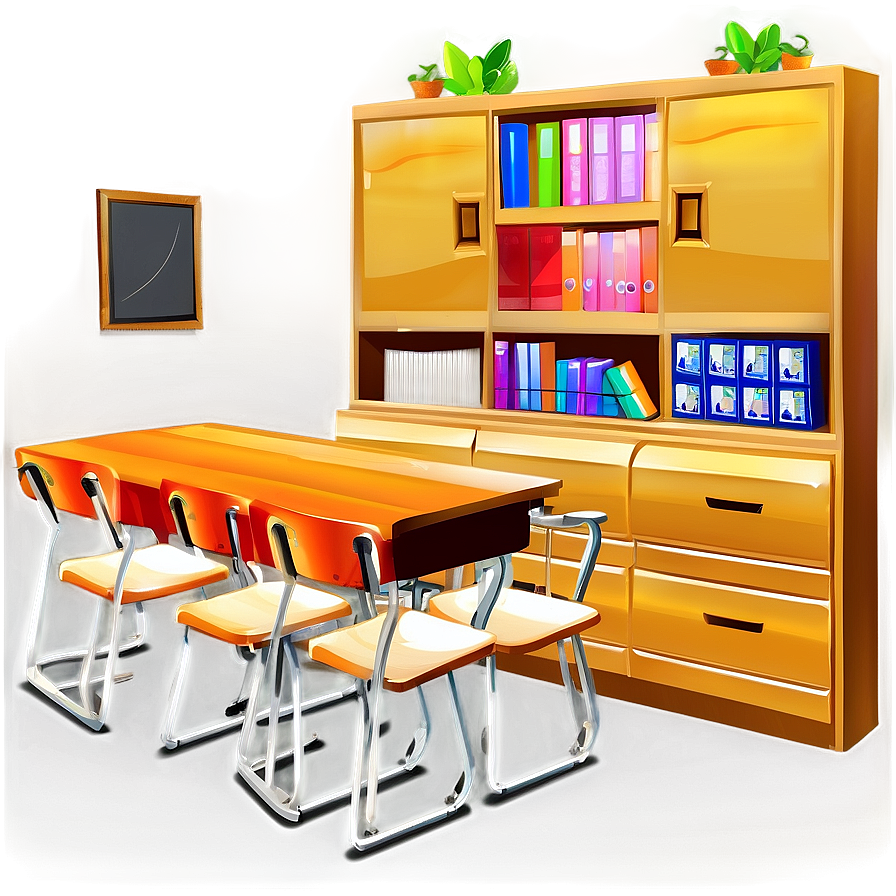 Classroom Illustration Png 05232024