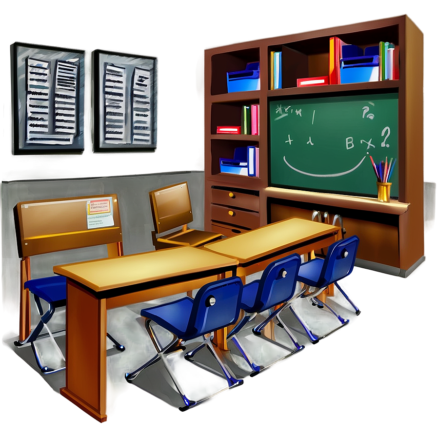 Classroom Illustration Png Txc63