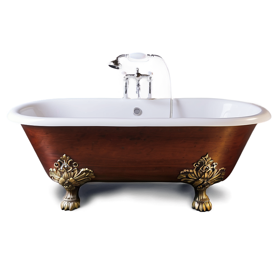 Clawfoot Tub Classic Style PNG 06282024 PNG image with a transparent background, free high-resolution download