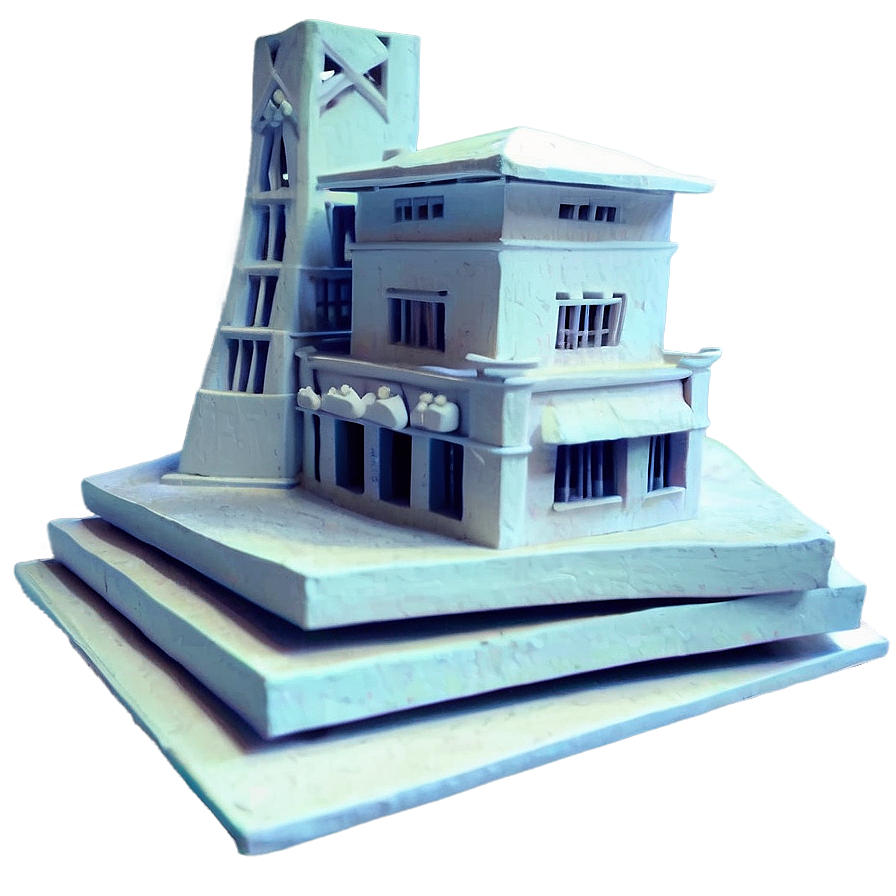 Clay Architectural Models Png 9