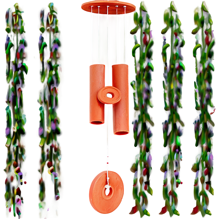 Clay Wind Chimes Png Mow30