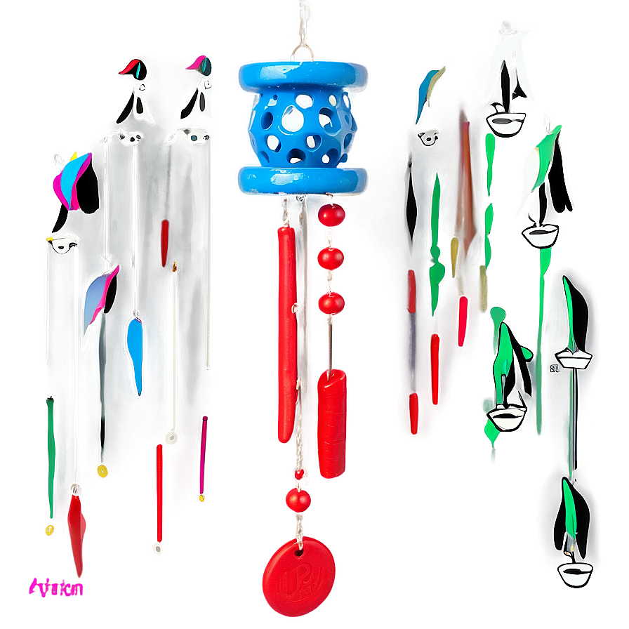Clay Wind Chimes PNG waw88 PNG image with a transparent background, free high-resolution download