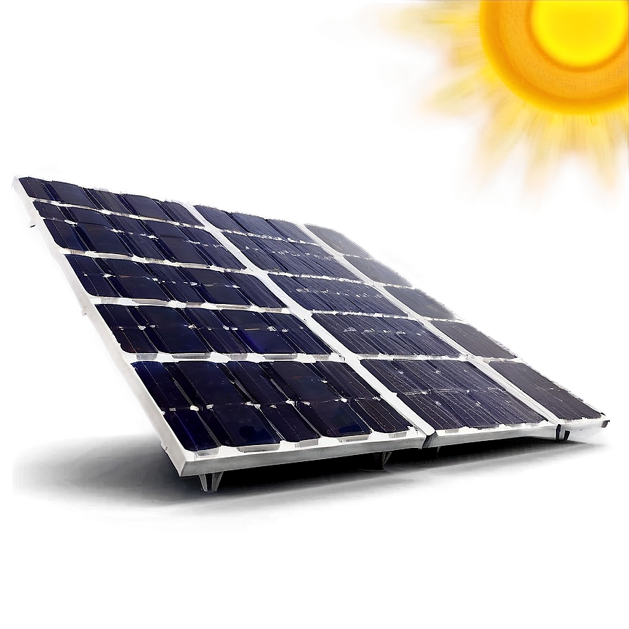 Clean Energy Solar Panels PNG qih98 PNG image with a transparent background, free high-resolution download
