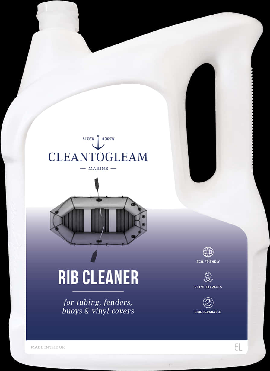 Cleanto Gleam Marine R I B Cleaner5 L PNG with transparent background