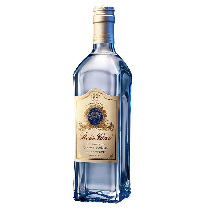 Clear Alcohol Bottle Png Rnd99